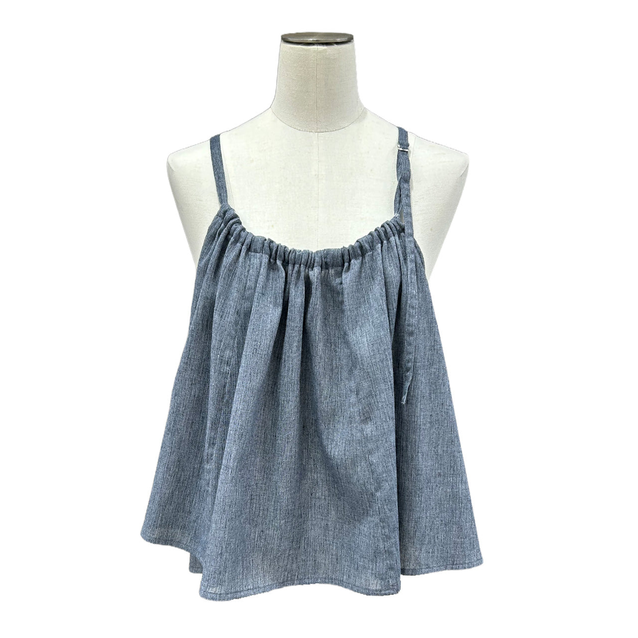 【ayane】リネン混スラブフレアビスチェ/836606