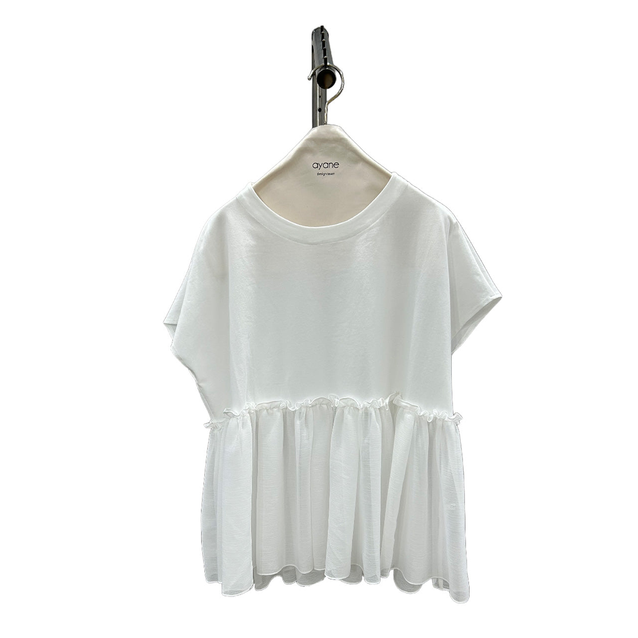 【ayane】シアードッキングブラウスT/836608