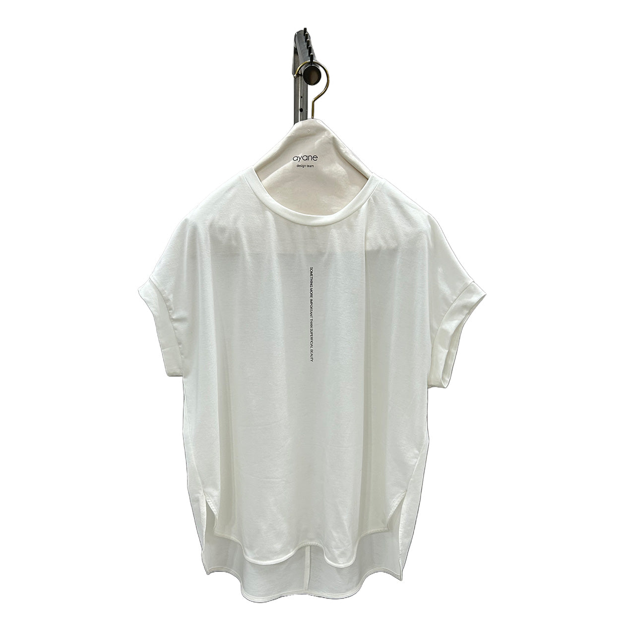 【ayane】縦ロゴフレンチTシャツ/836610