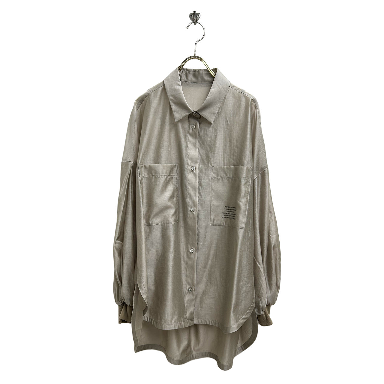 【ayane】シアーシャツ/836611