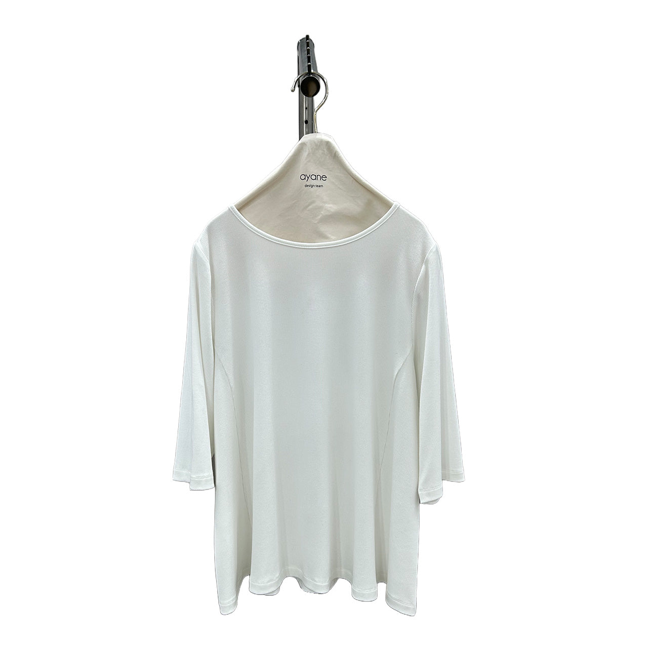【ayane】リブ地5分袖Tシャツ/836613