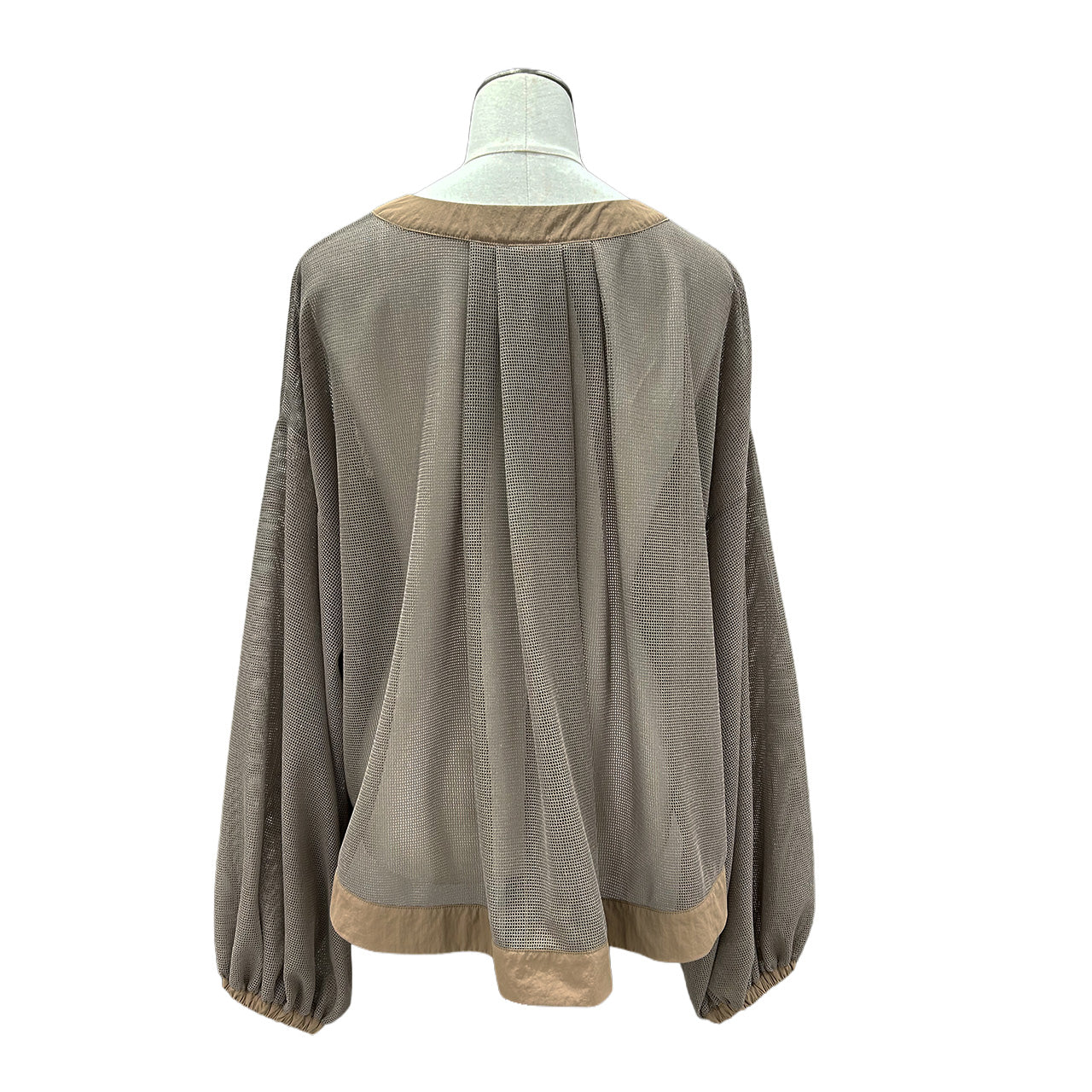 【ayane】クルーネックメッシュブルゾン/836614