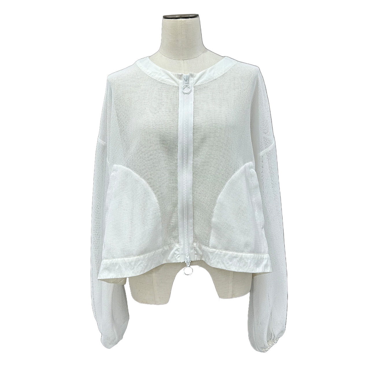 【ayane】クルーネックメッシュブルゾン/836614