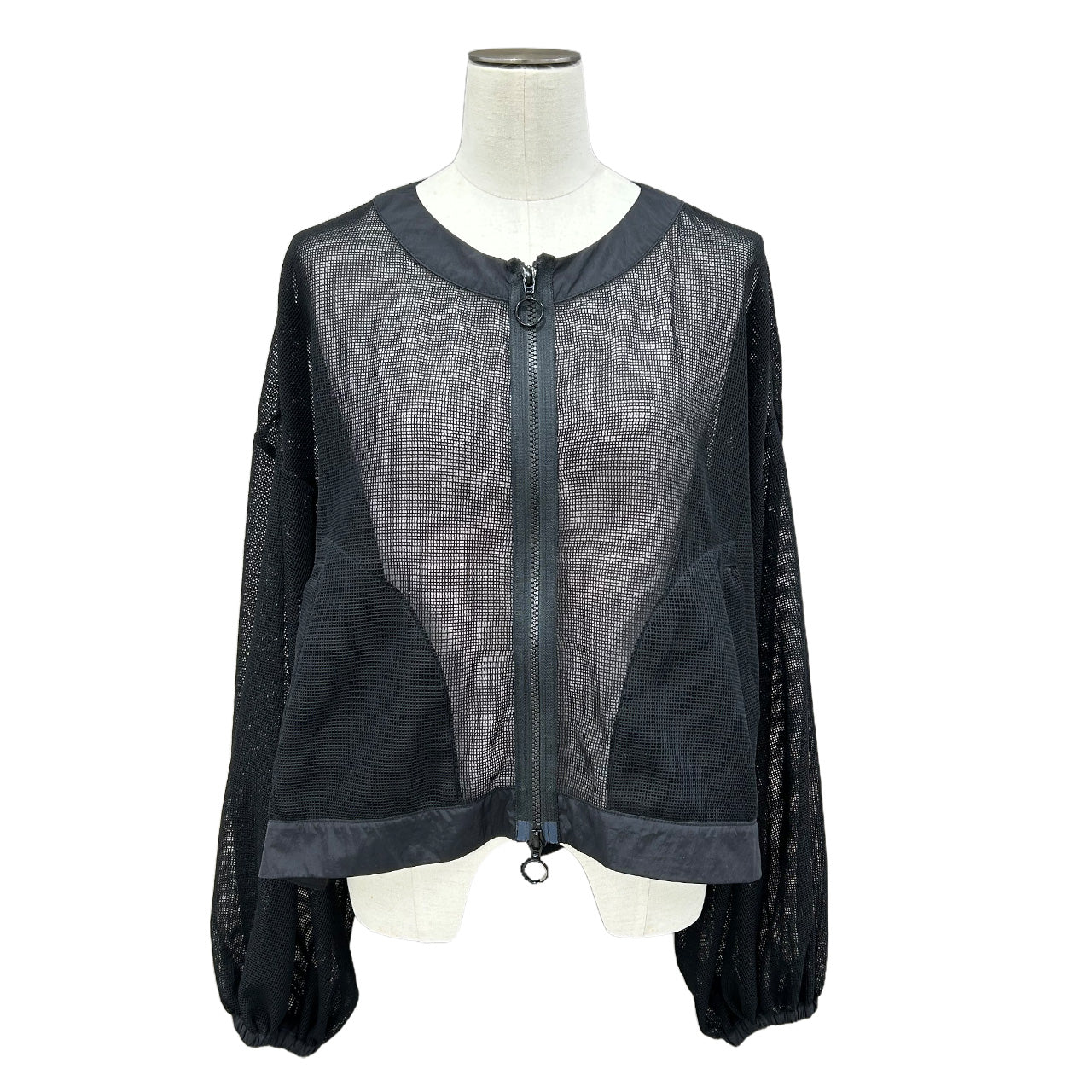 【ayane】クルーネックメッシュブルゾン/836614