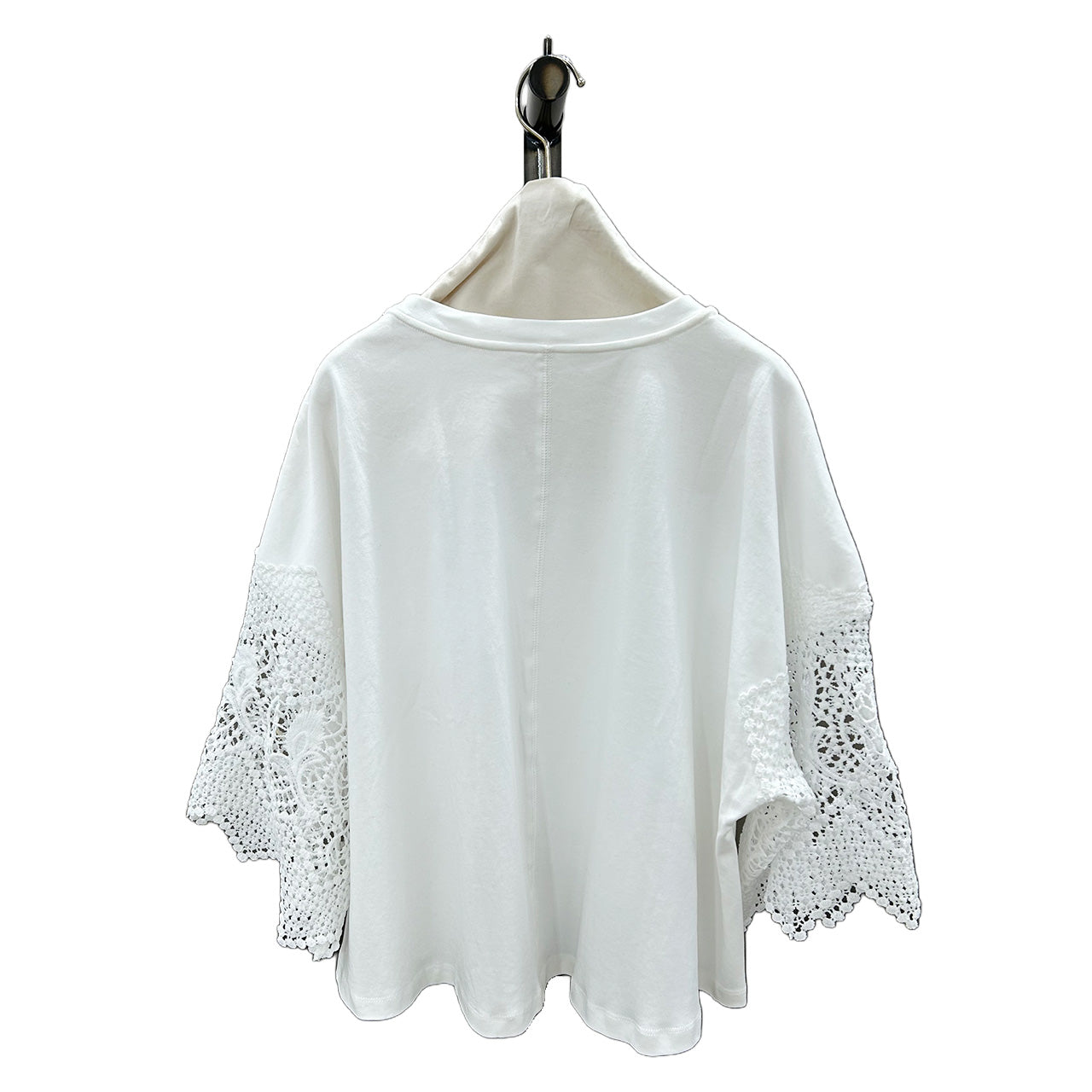 【ayane】袖レースTシャツ/836616