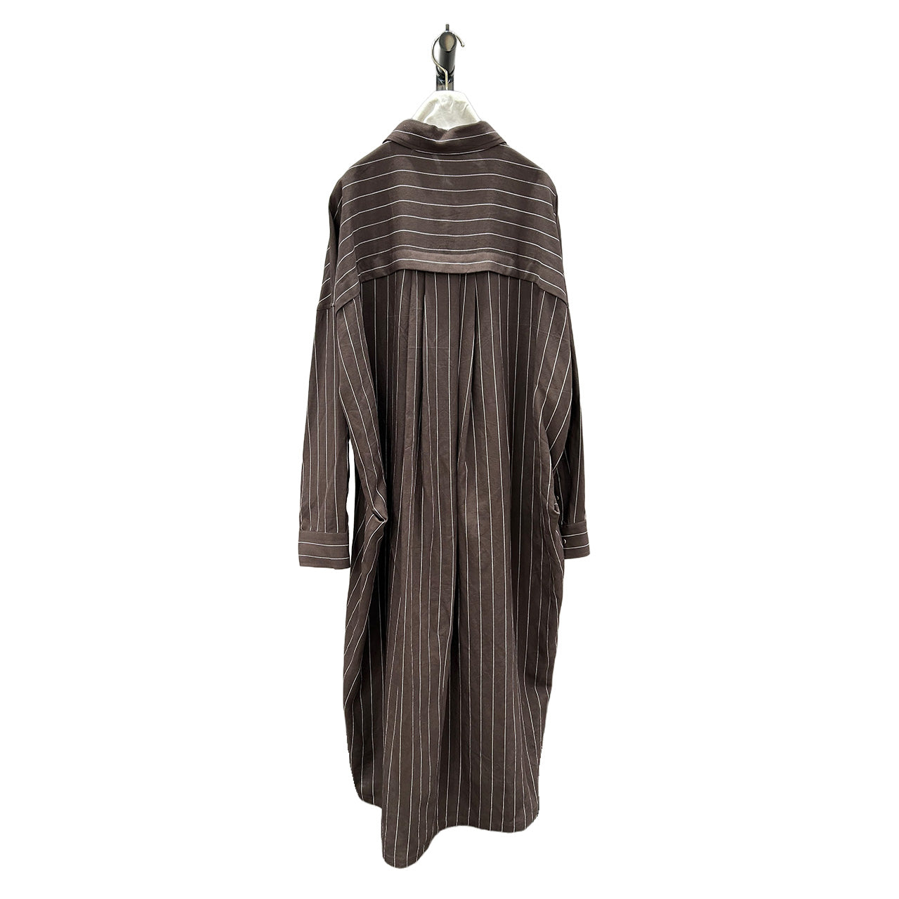 【ayane】ピンストライプロングシャツ/836618