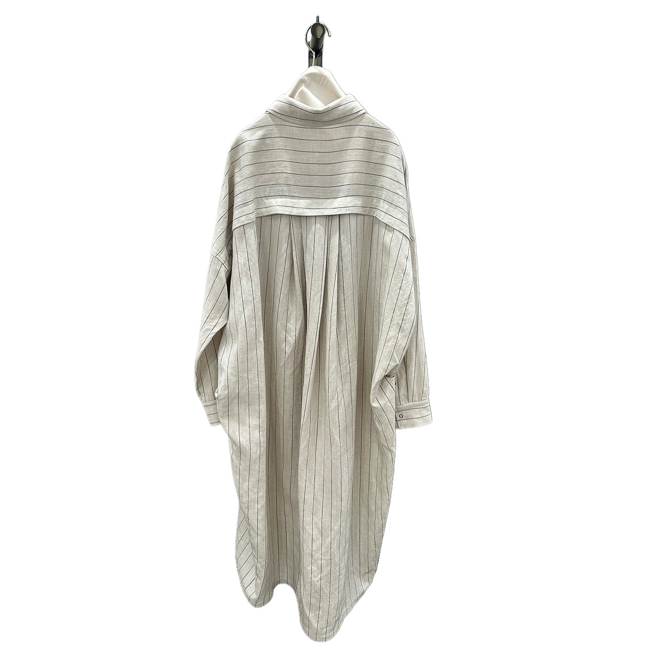 【ayane】ピンストライプロングシャツ/836618