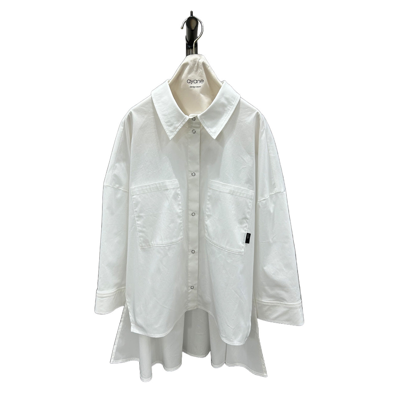 【ayane】コットン/ナイロン/ポリウレタンシャツ/836620