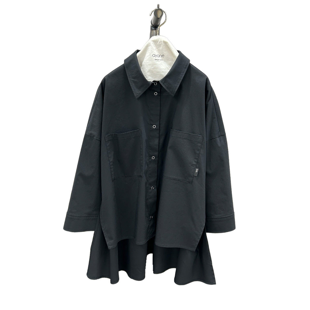 【ayane】コットン/ナイロン/ポリウレタンシャツ/836620