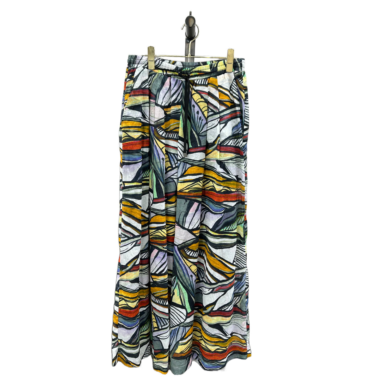 【限定商品】【ayane】ヨーロッパ生地プリントワイドパンツ/836621