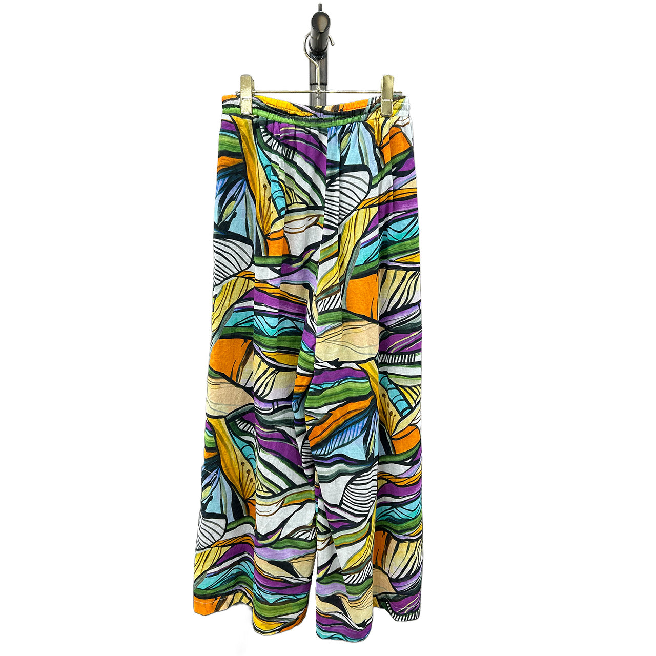 【限定商品】【ayane】ヨーロッパ生地プリントワイドパンツ/836621