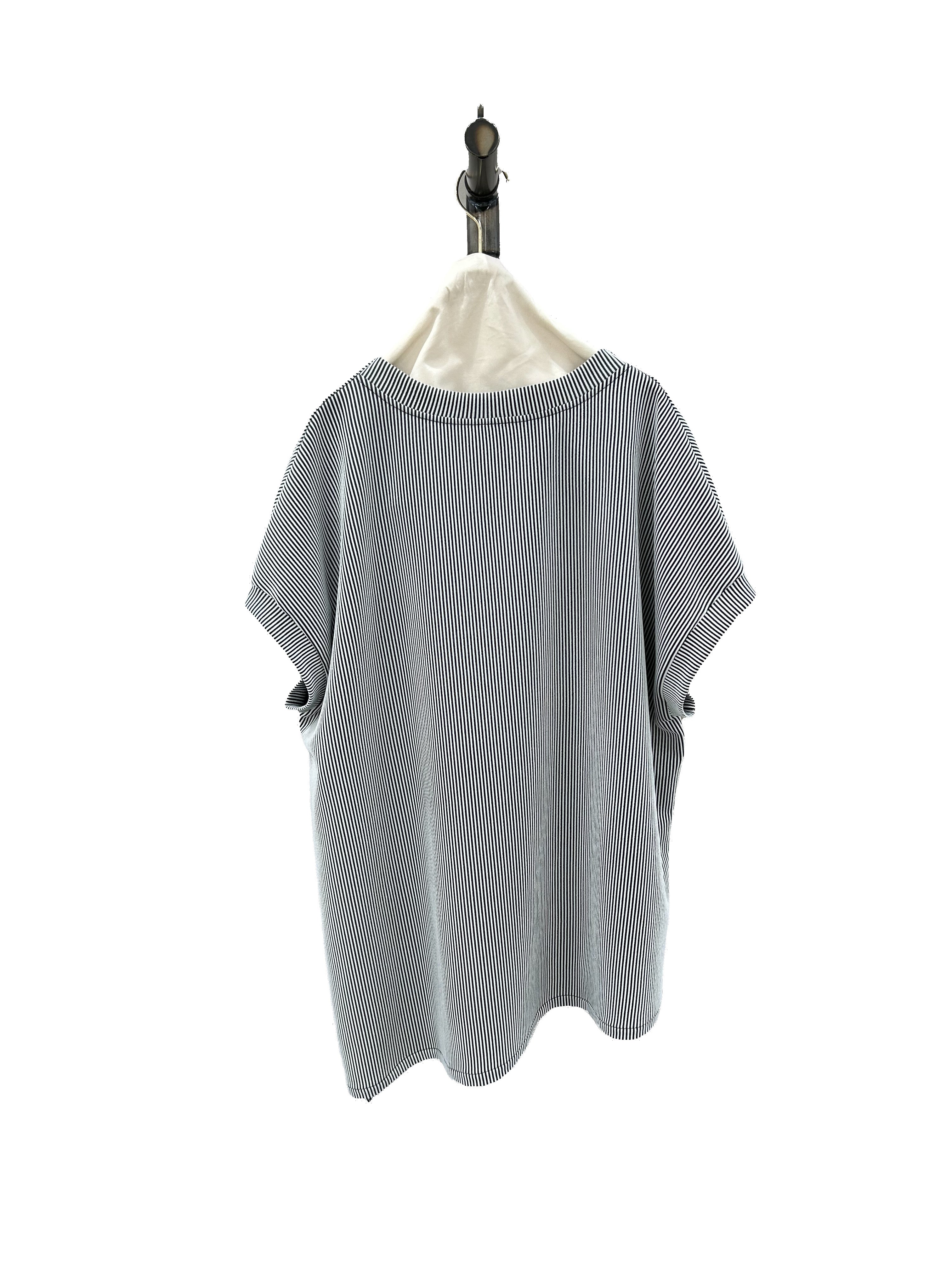 【ayane】アシンメトリーストライプTシャツ/836623