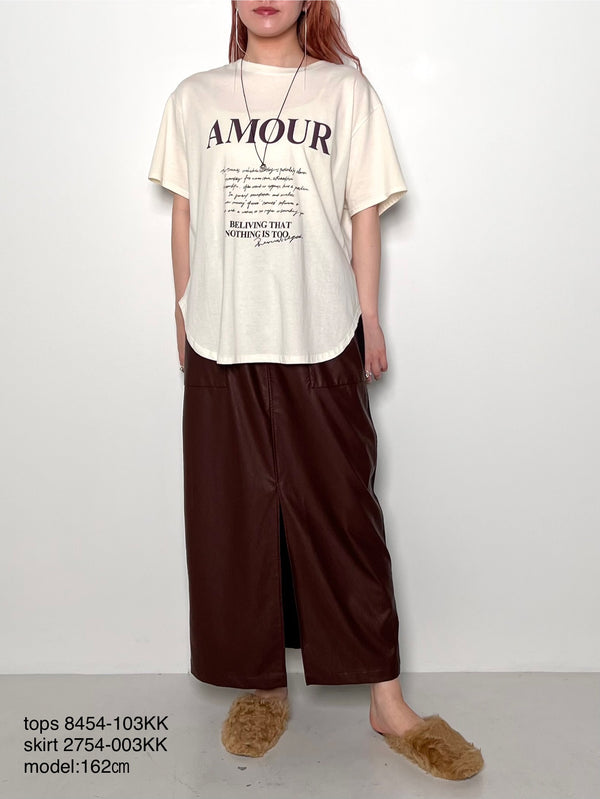 【CHIGNON】 ラフスケッチ"AMOUR"T/8454-103KK