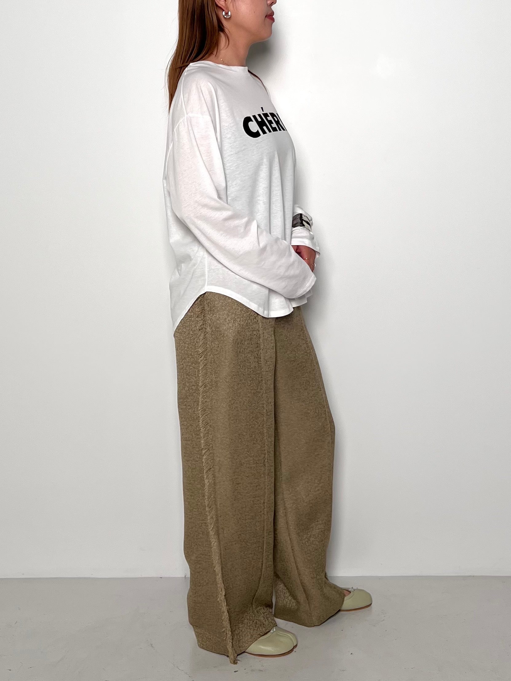 【CHIGNON】 "CHERIE"シンプルロゴT/8454-104KK