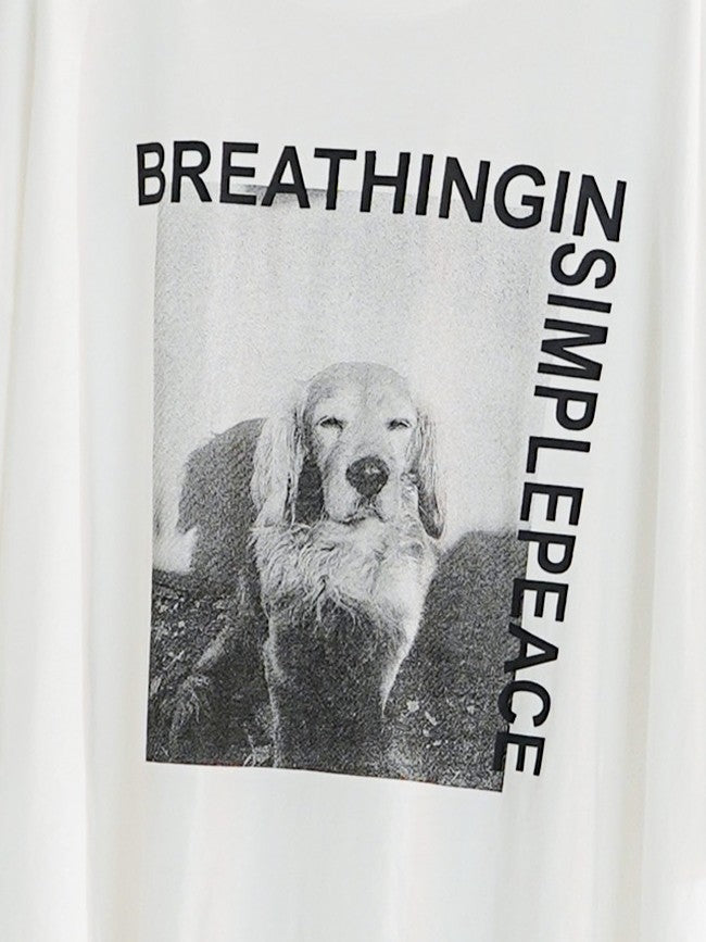 【CHIGNON】　アニマルフォト”DOG”Tee/8461-100KK