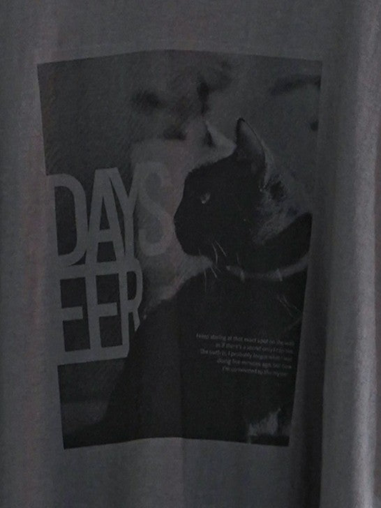 【CHIGNON】アニマルフォト”CAT”Tee/8461-101KK