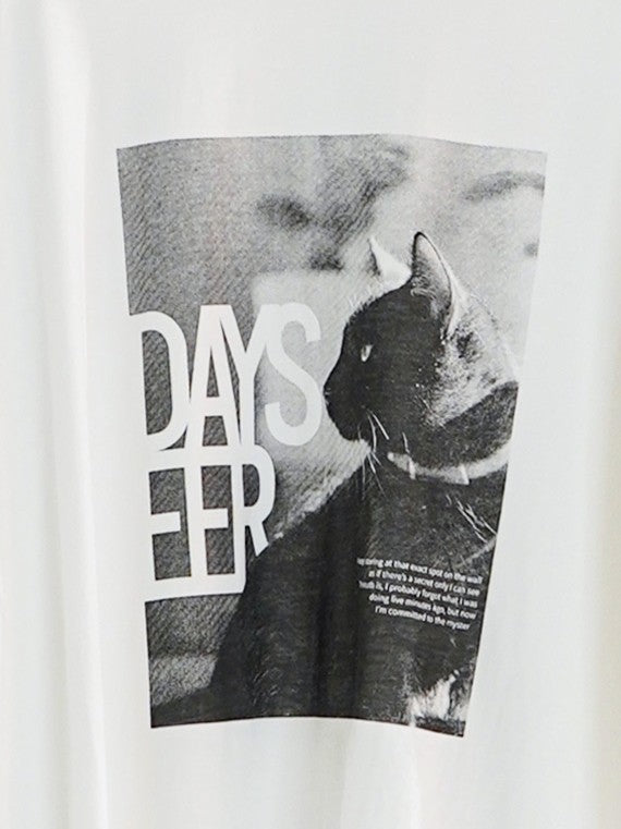 【CHIGNON】アニマルフォト”CAT”Tee/8461-101KK