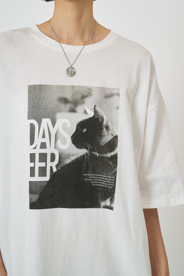 【CHIGNON】アニマルフォト”CAT”Tee/8461-101KK