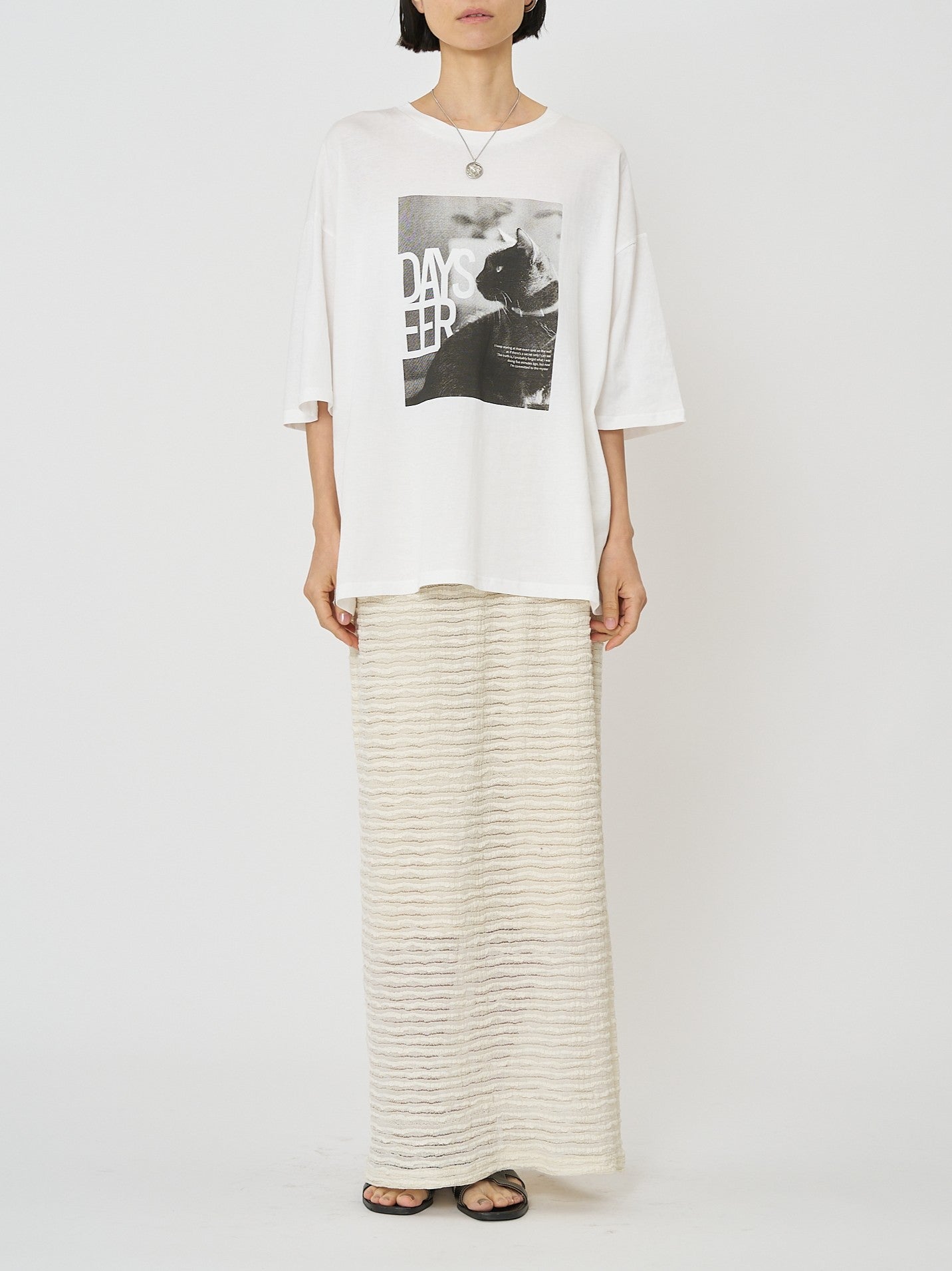 【CHIGNON】アニマルフォト”CAT”Tee/8461-101KK