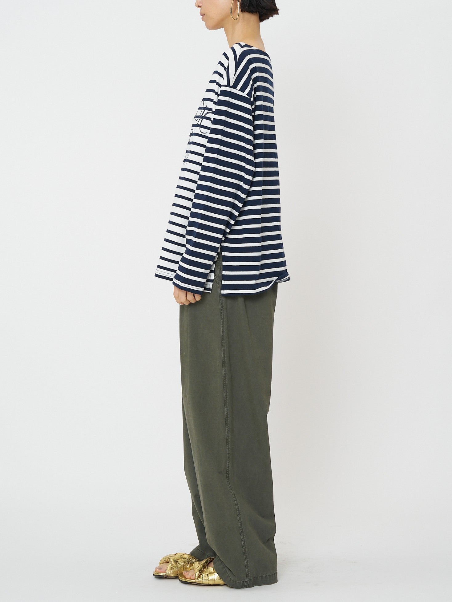 【CHIGNON】ボーダープリントロンTee/8461-104KK