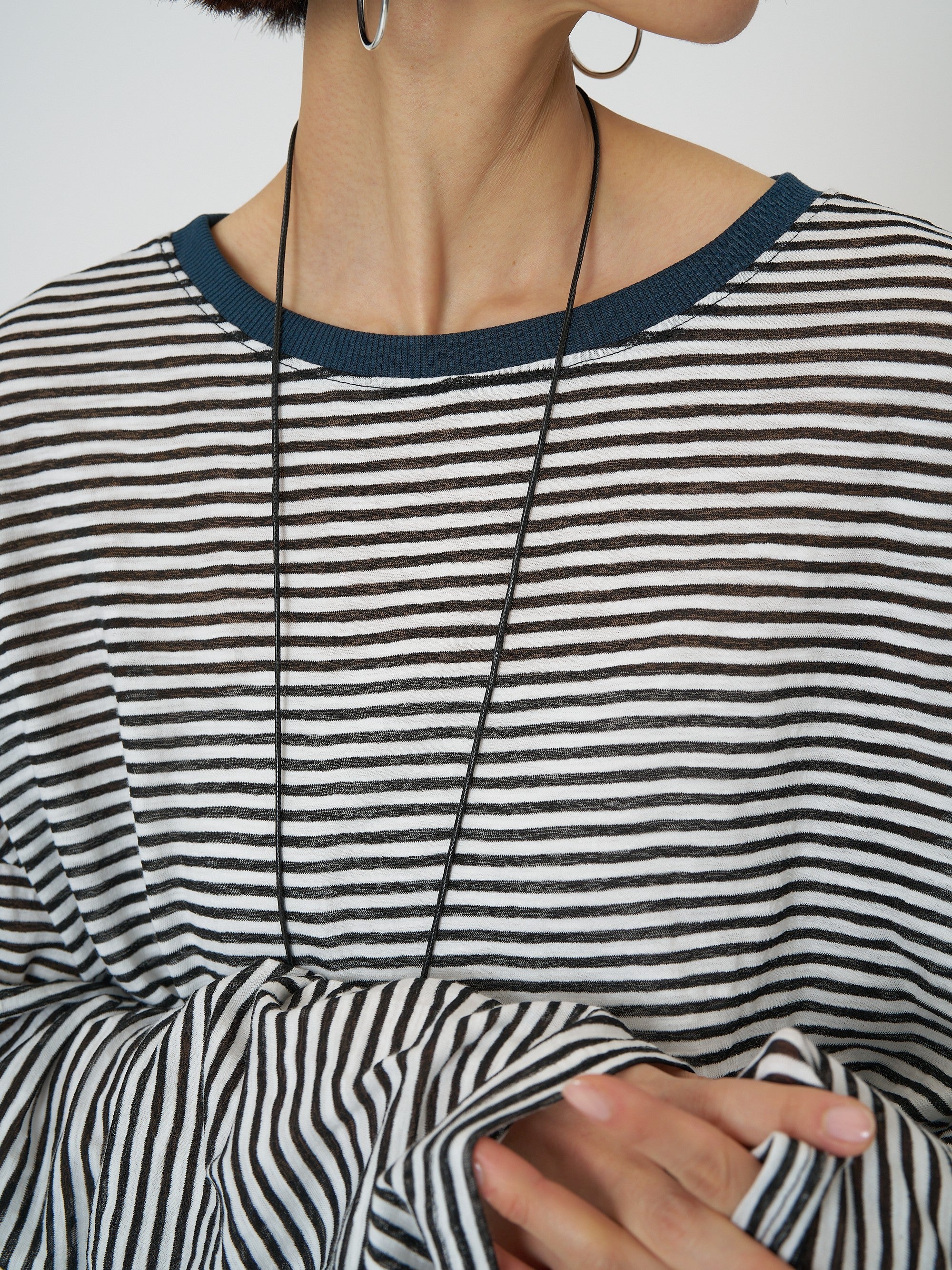 【CHIGNON】シアーボーダーTee/8461-107KK