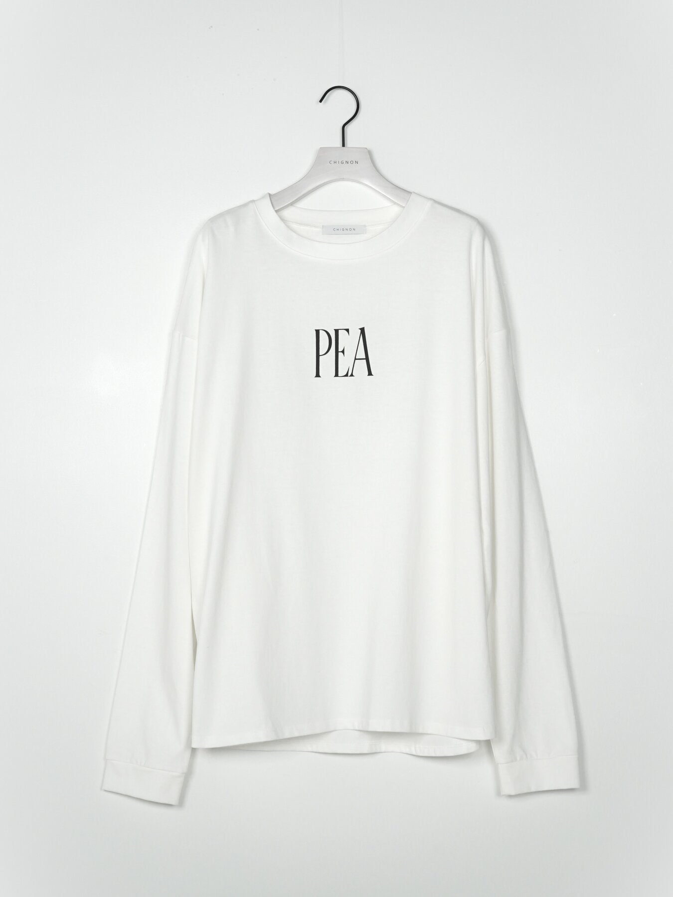 【CHIGNON】"PEANUTS"ロゴロンT/8466-770KO