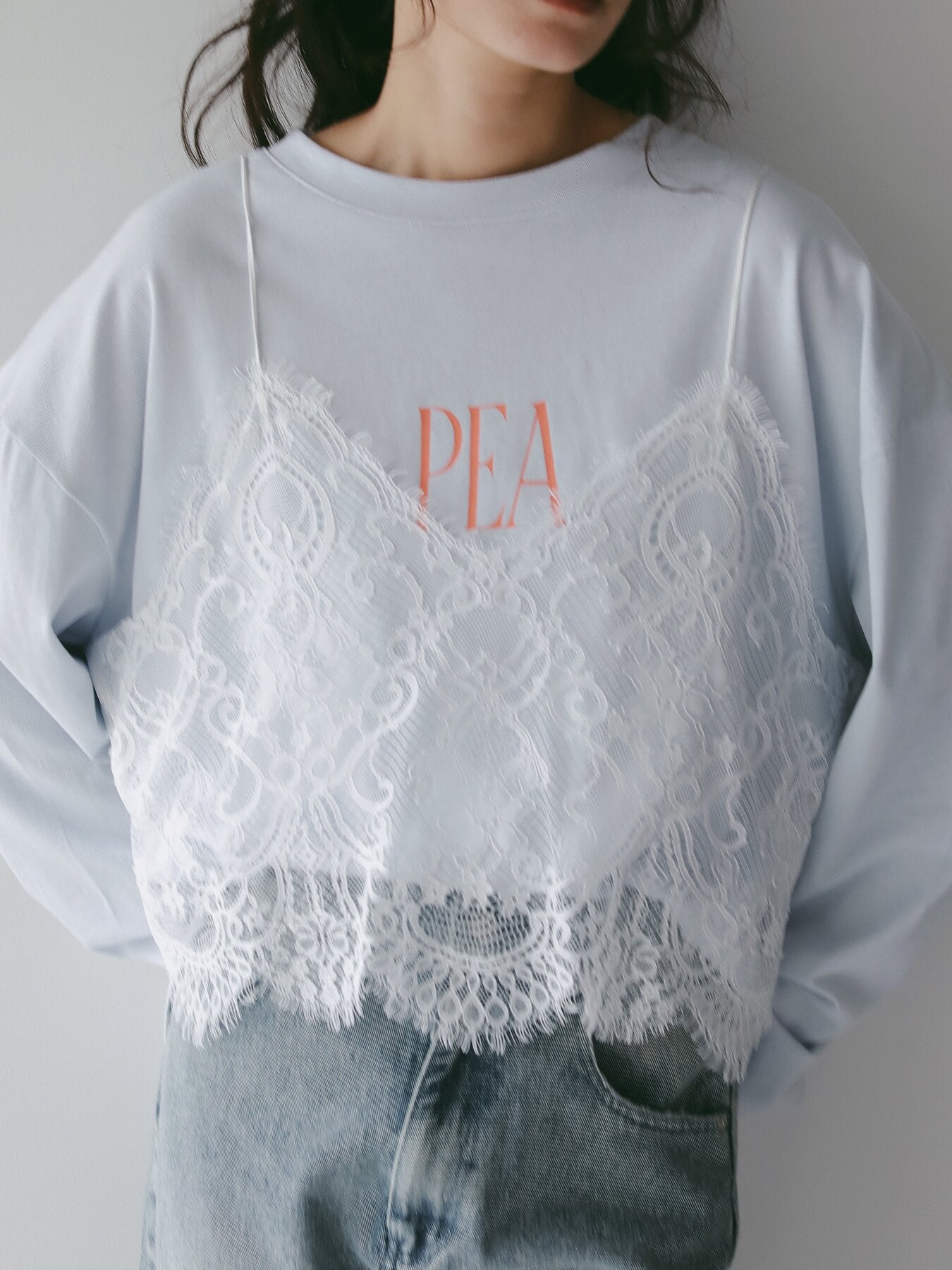 【CHIGNON】"PEANUTS"ロゴロンT/8466-770KO