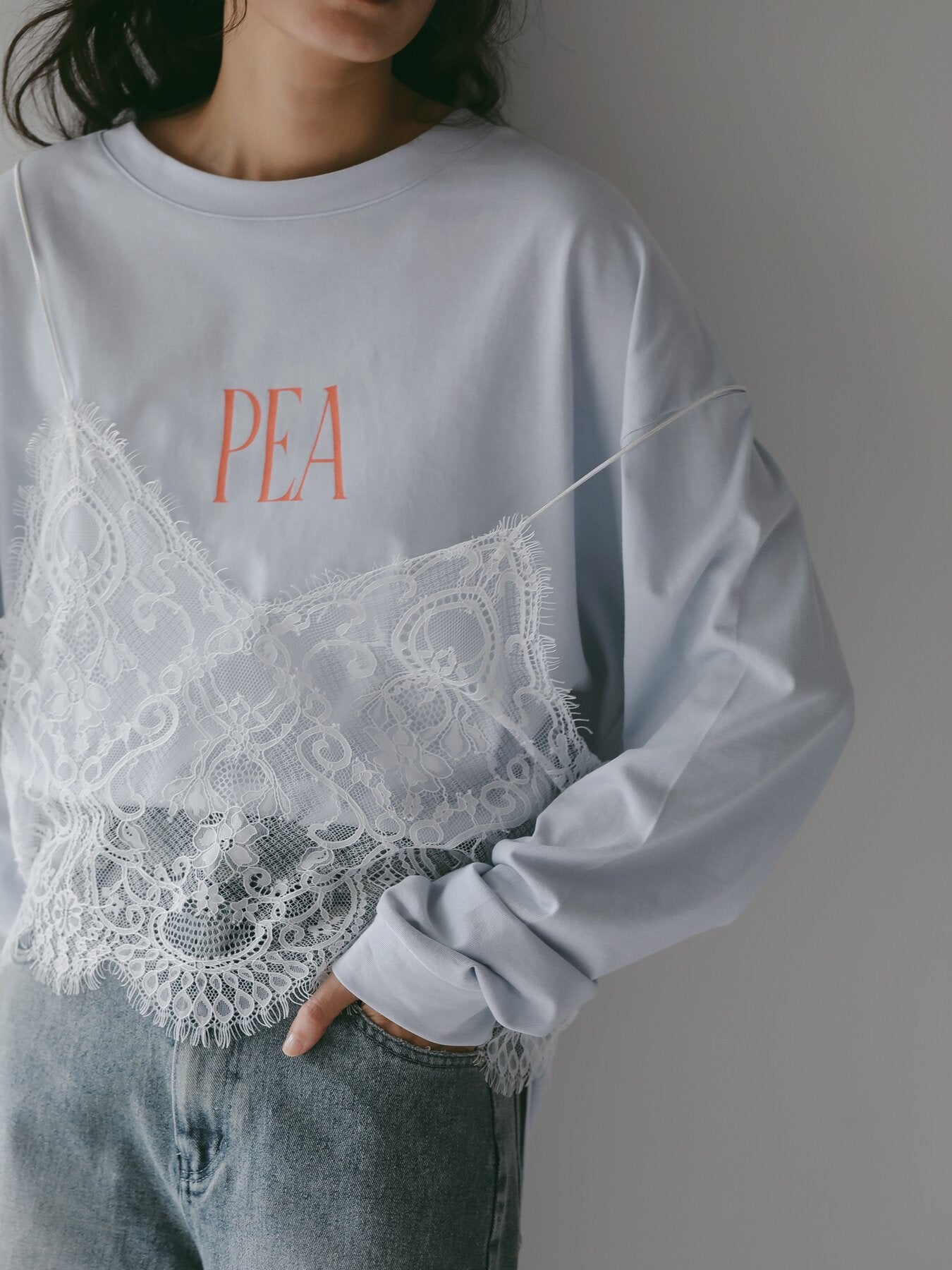 【CHIGNON】"PEANUTS"ロゴロンT/8466-770KO