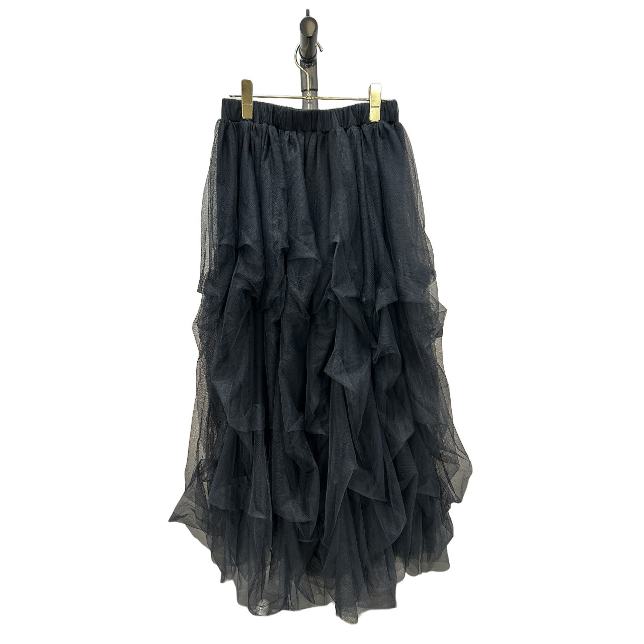 【限定商品】【ayane】タックチュールロングスカート/856703