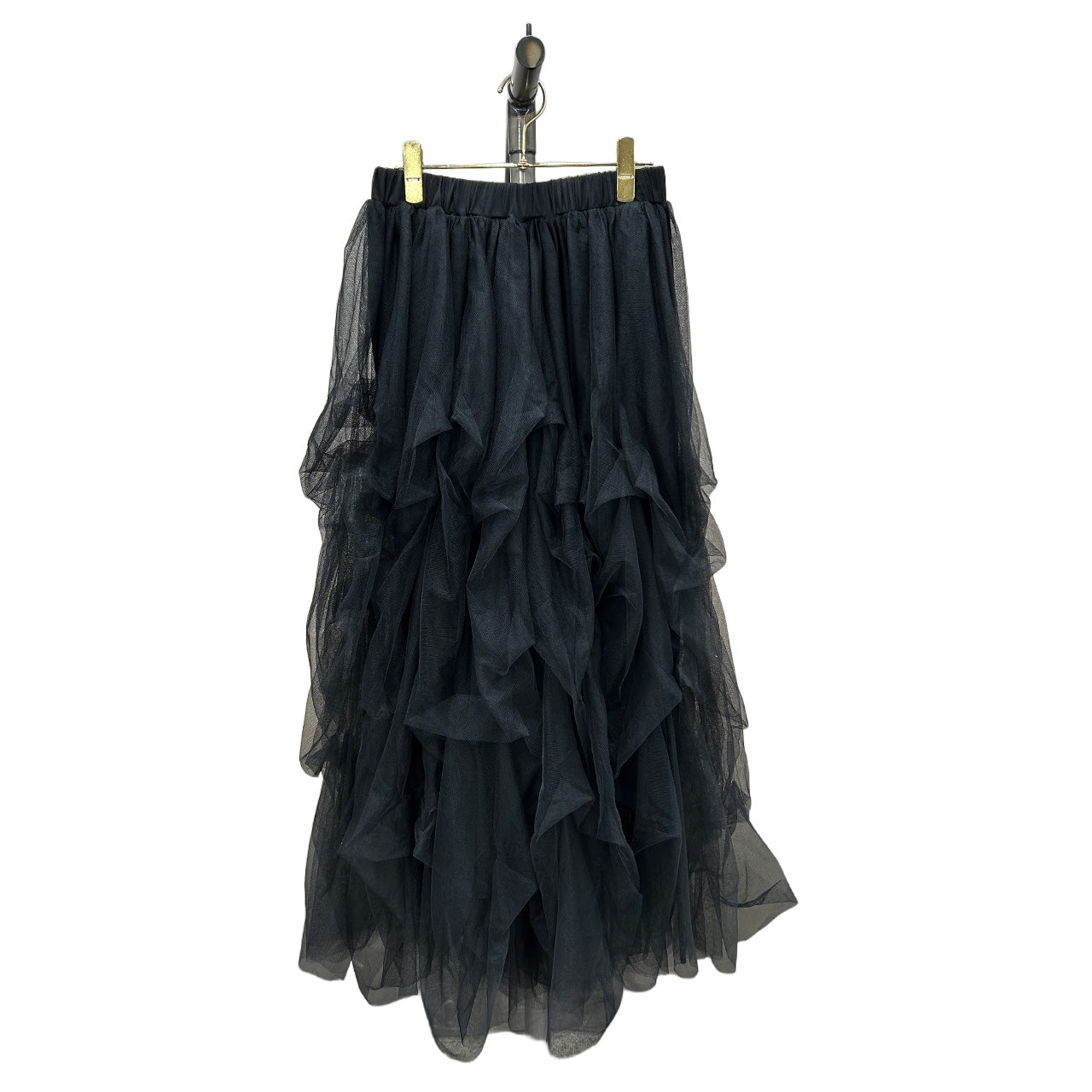 【限定商品】【ayane】タックチュールロングスカート/856703