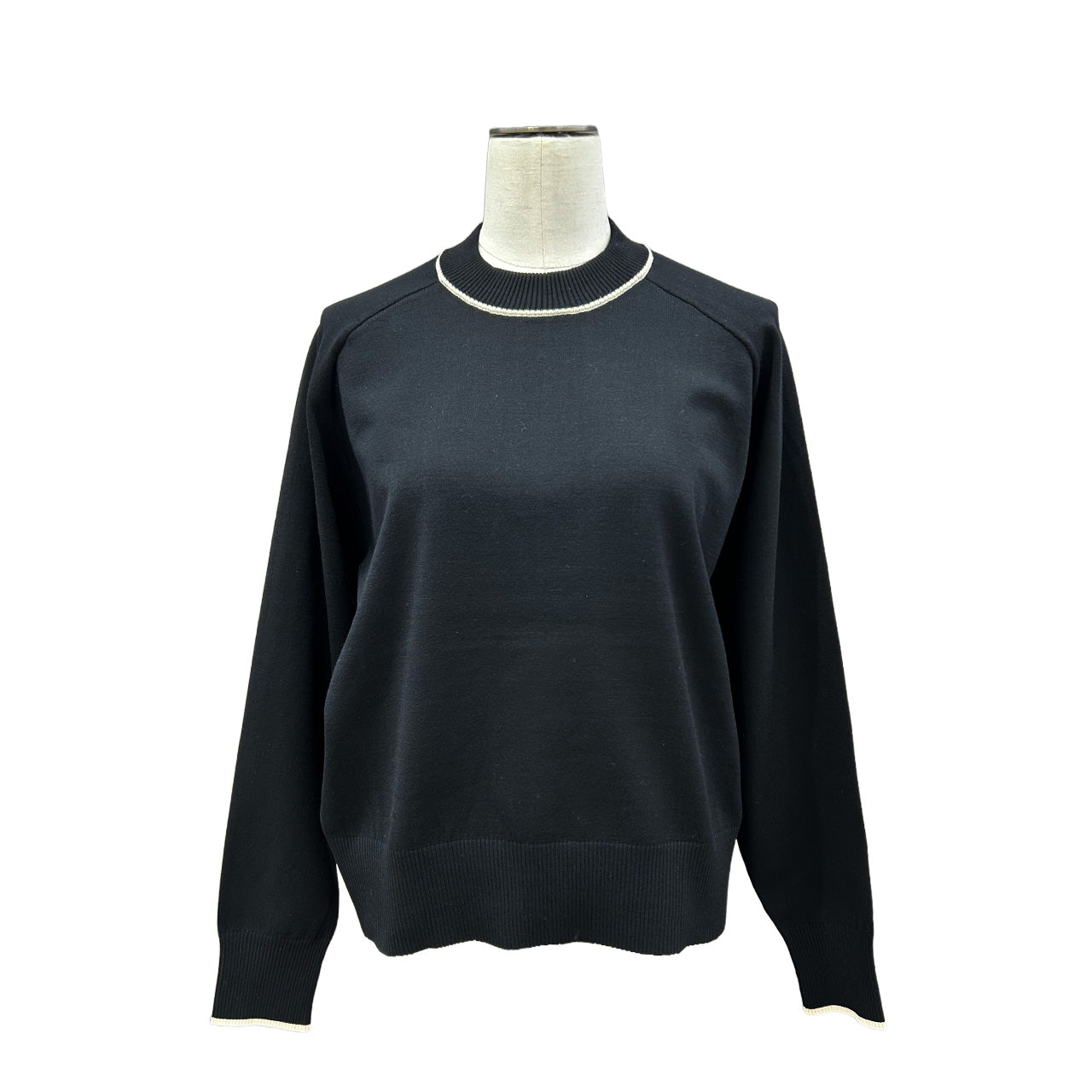 【限定商品】【ayane】配色ライン入りニットプルオーバー/856771