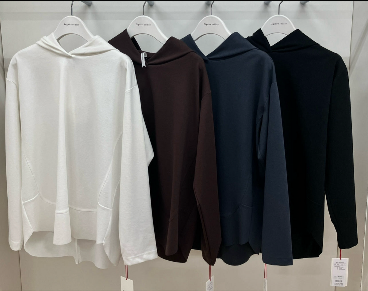 Dignite Collier】裾切り替えフーディー/80256300