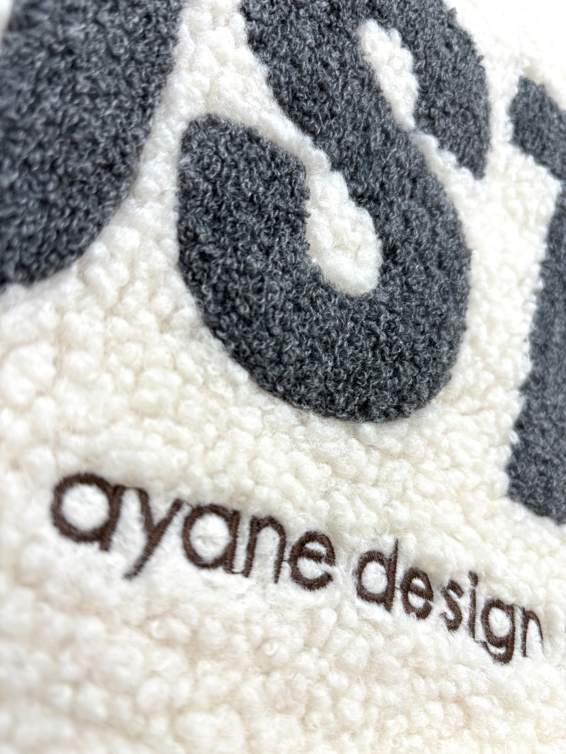 【ayane】バックロゴ刺繡ボアブルゾン/875804