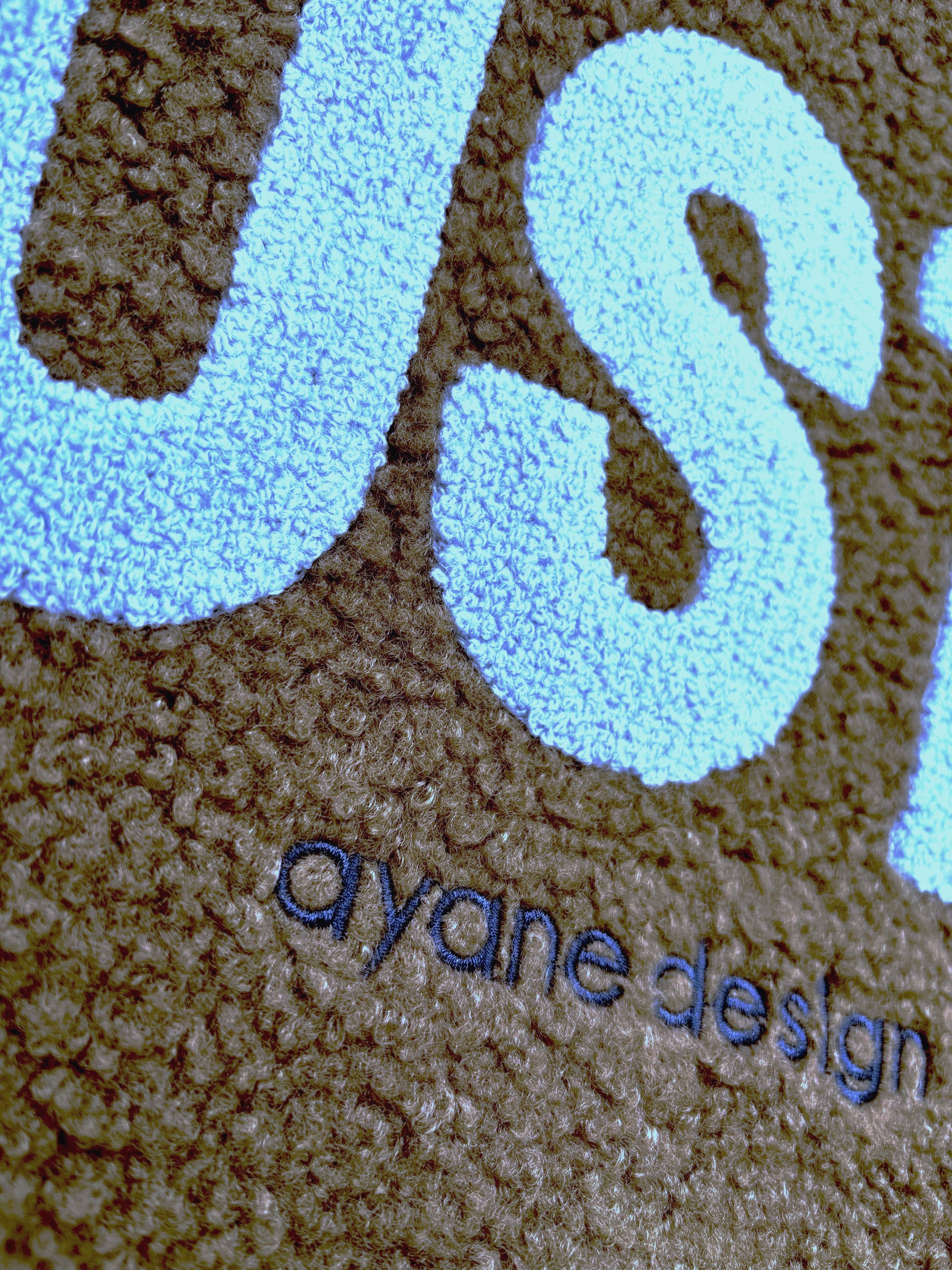 【ayane】バックロゴ刺繡ボアブルゾン/875804