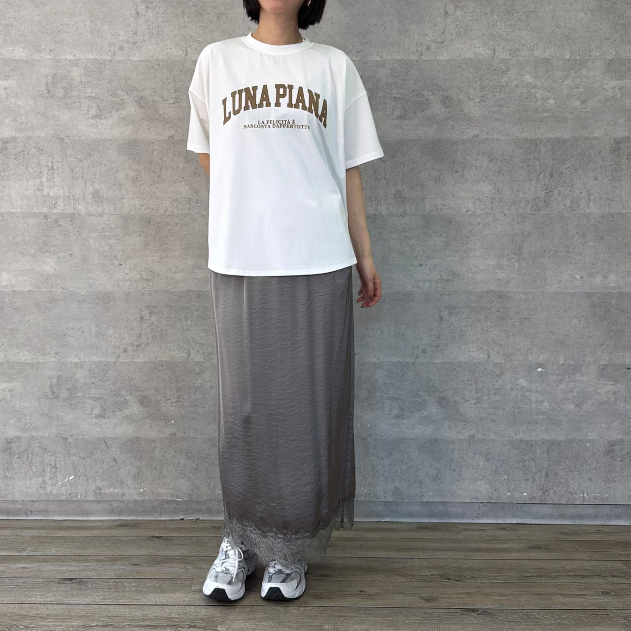【Anna Kerry】ハーフスリーブロゴTシャツ/85261915