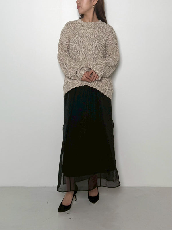 【CHIGNON】ポコポコプルオーバーニット/9456-486DP