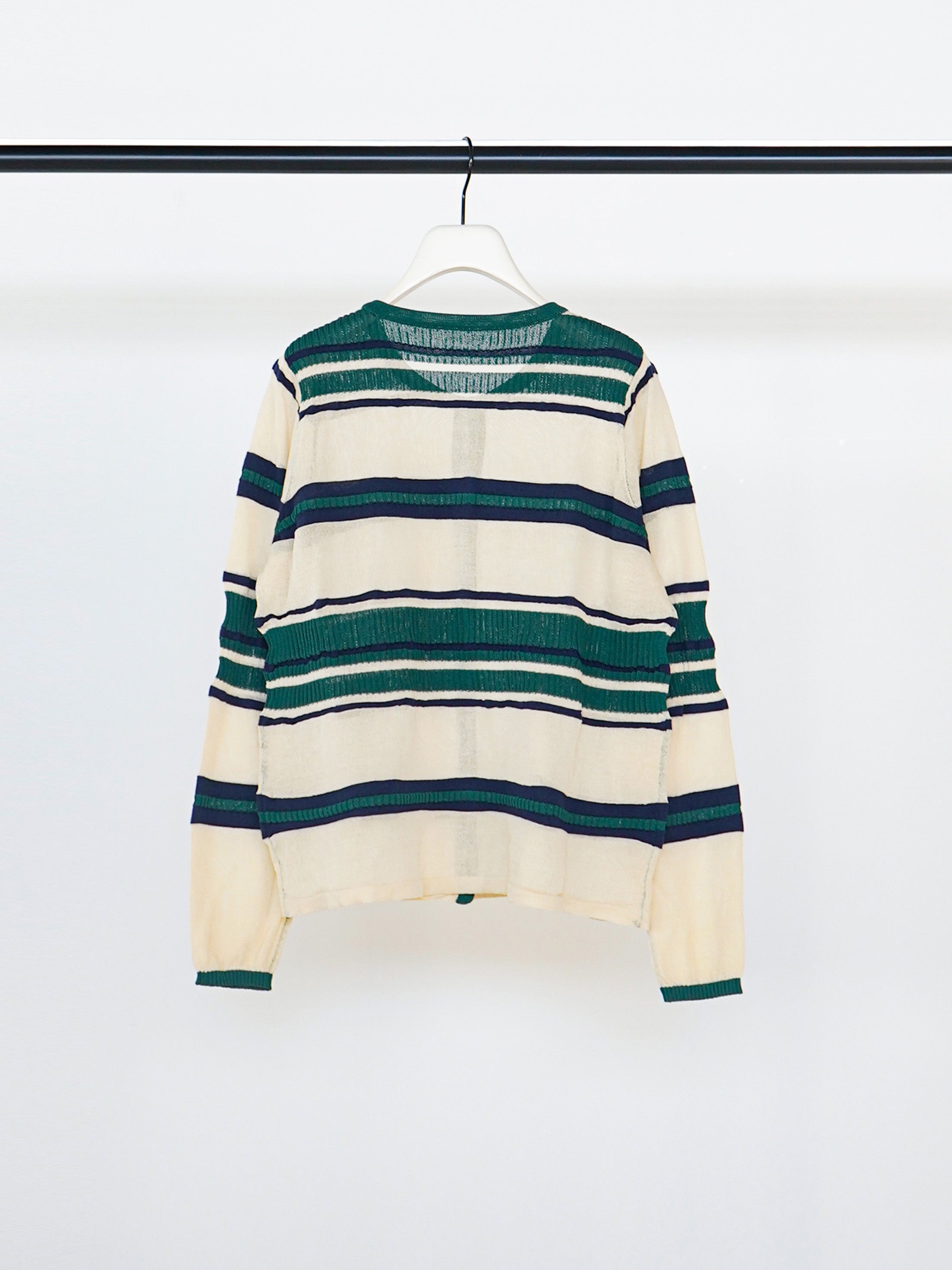 【CHIGNON】マルチボーダーカーディガン/9561-090GS