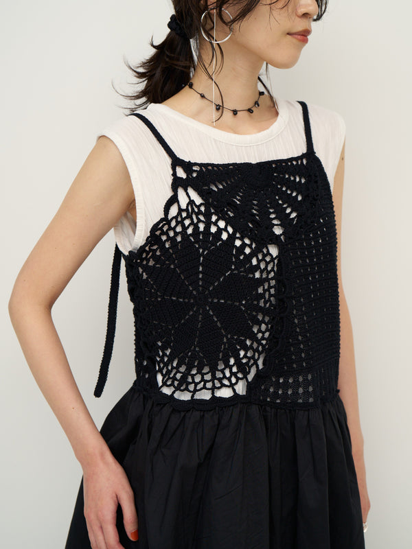 【CHIGNON】モチーフニットキャミソール/9562-391DP