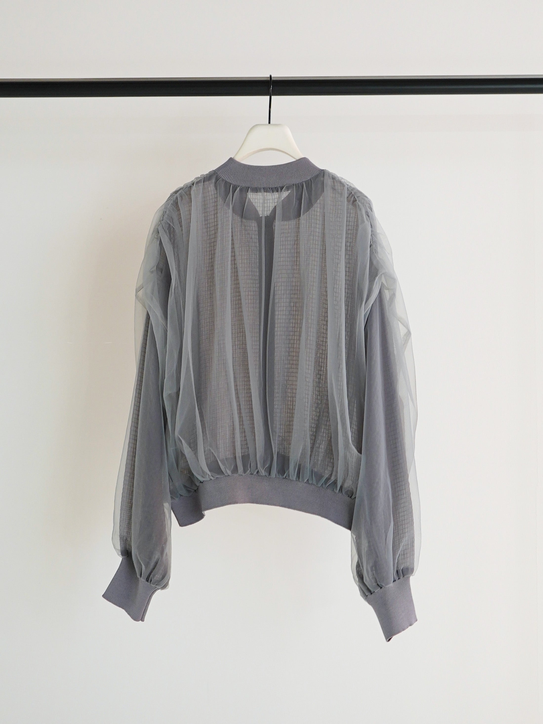 【CHIGNON】チュールボリュームブルゾン/9861-093GS