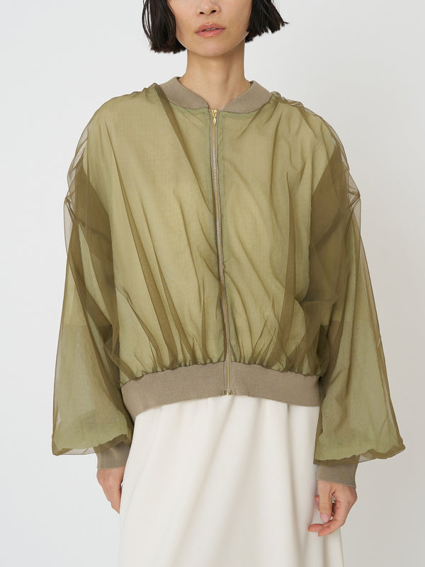 【CHIGNON】チュールボリュームブルゾン/9861-093GS