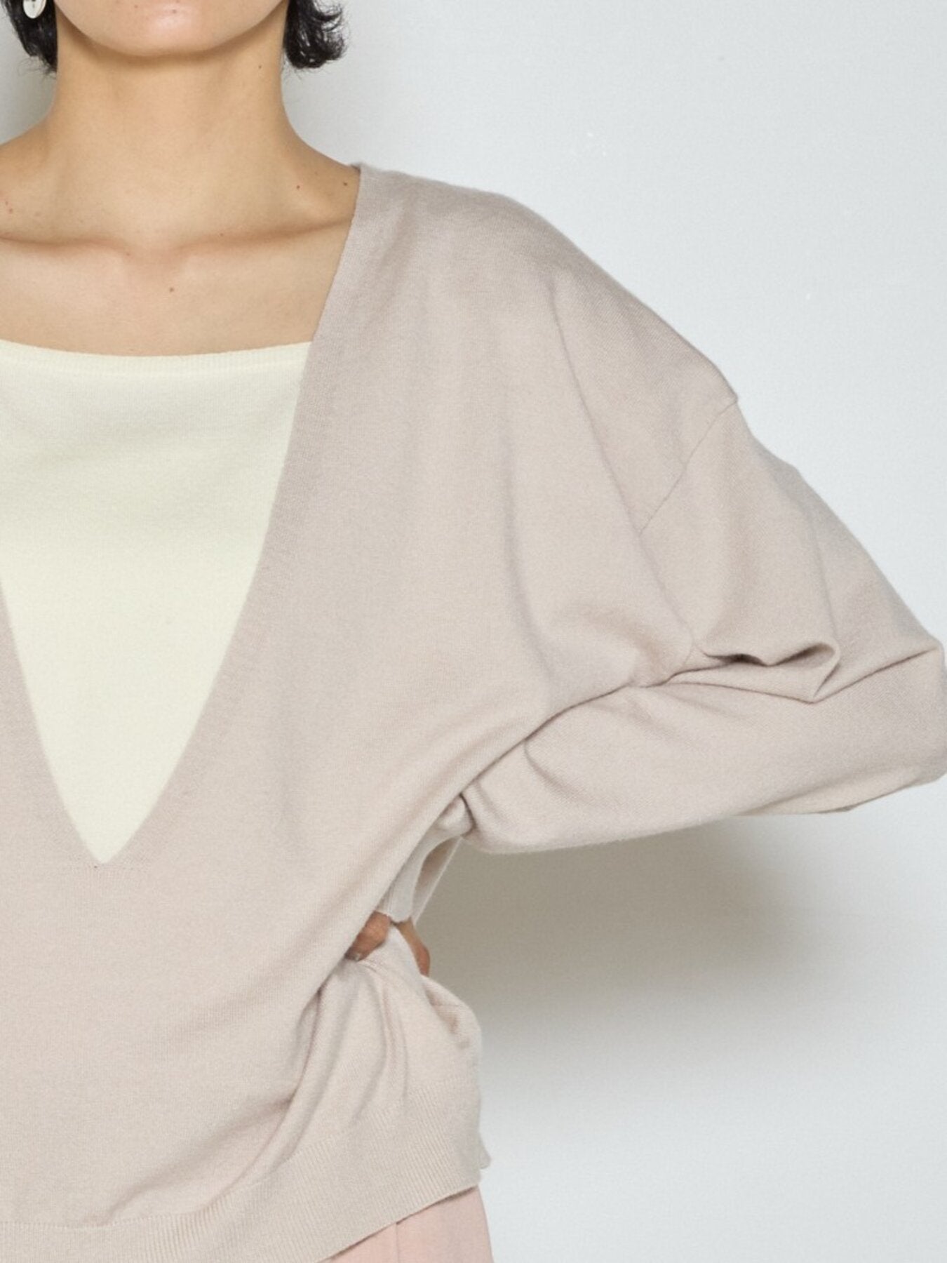 【CHIGNON】 2wayレイヤードニット/9865-428GS