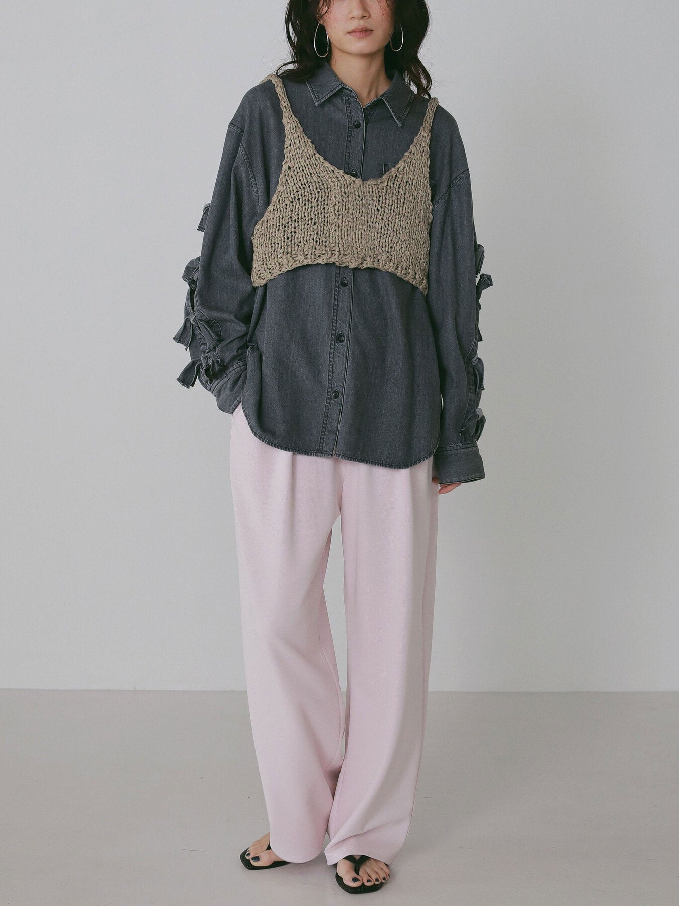 【CHIGNON】ハンドニットミニビスチェ/9966-732YL