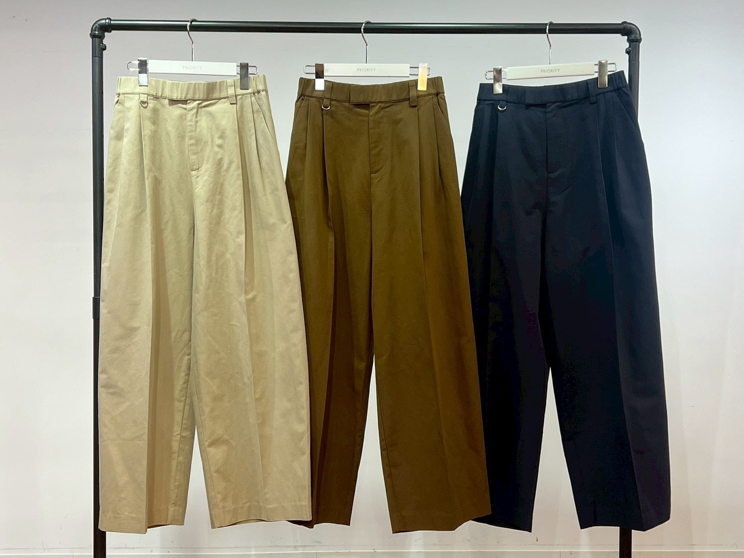 【PRIORITY】ダブルタックパンツ/P66168HW