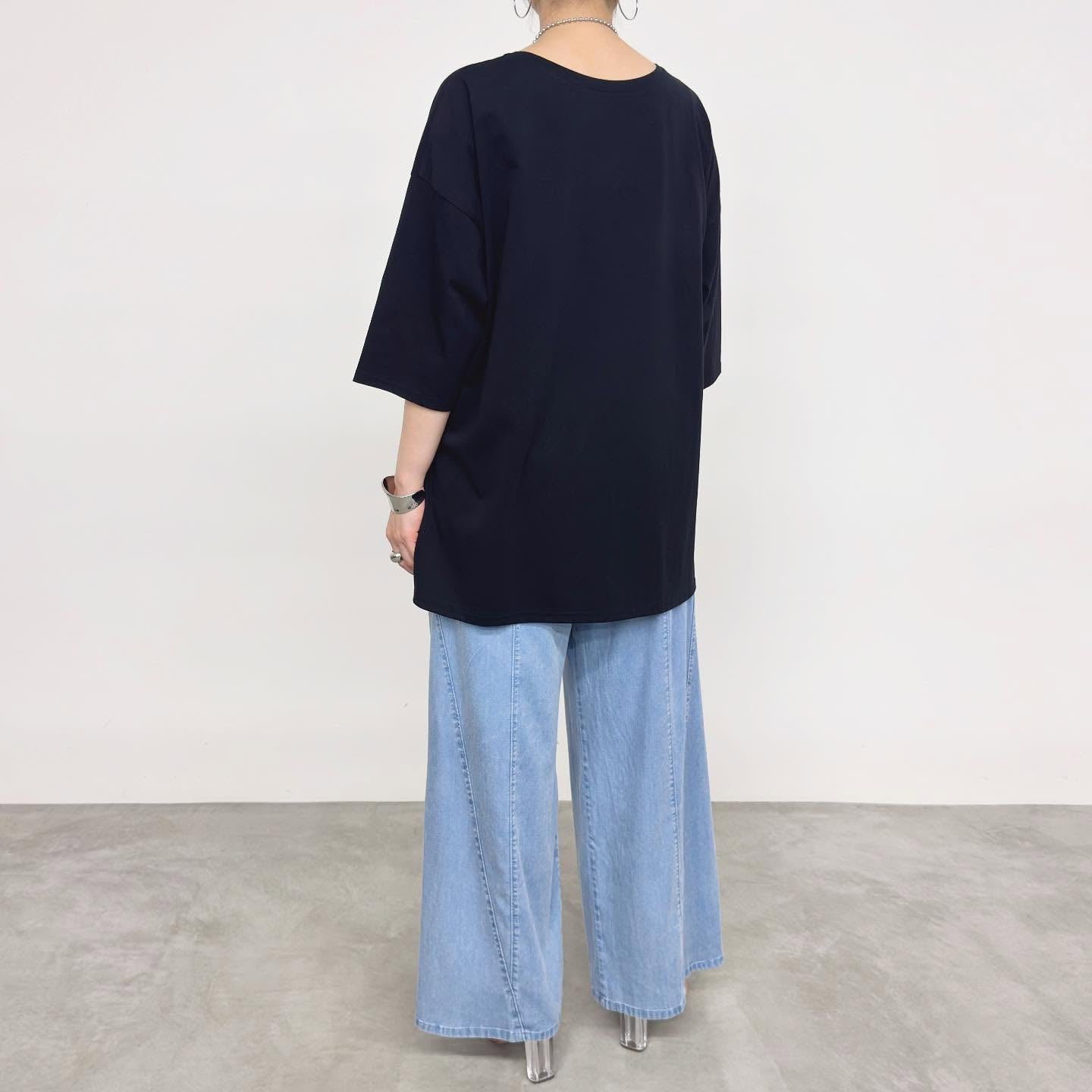 【NUS】プレミアム天笠2WAYイラストロゴビッグT/610-35036