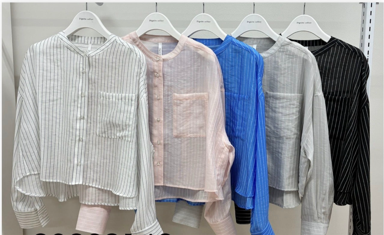 【Dignite Collier】ショートレングスオーバーシアーシャツ/80268143