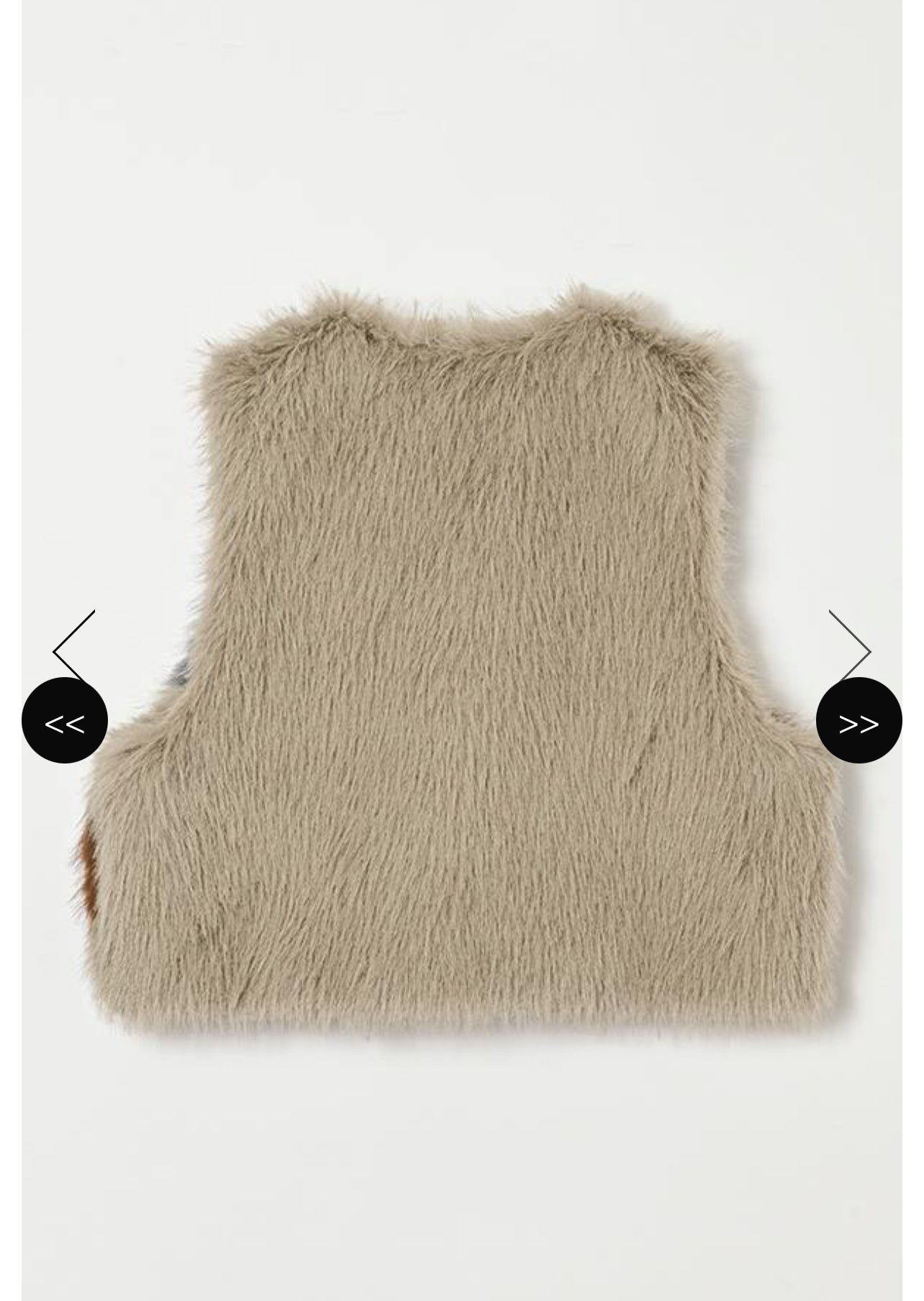 【akane】エコFOXパッチワークベスト　25238-5604WF-R