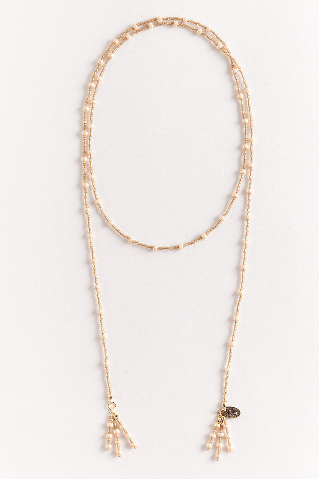 【STELLA CIFFON】ビーディッドラリアット/AST1-26N06