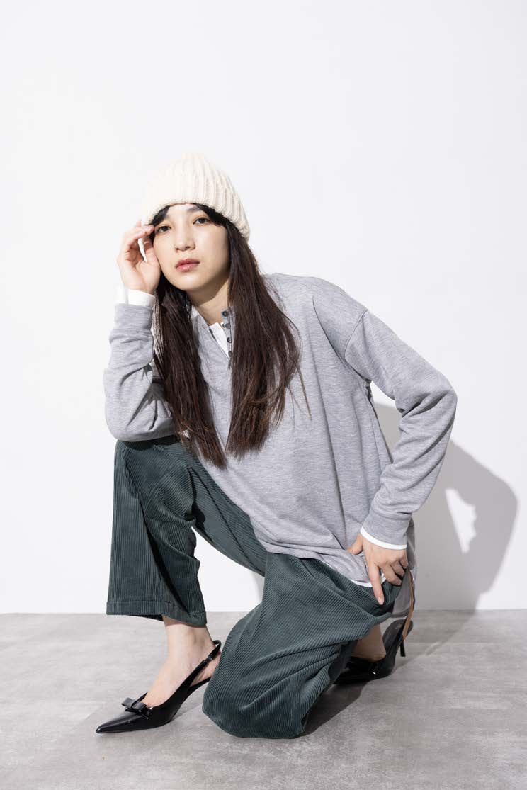 【MARGAUX VINTAGE】ヘンリーネックカットソー/MG CT-25112-A