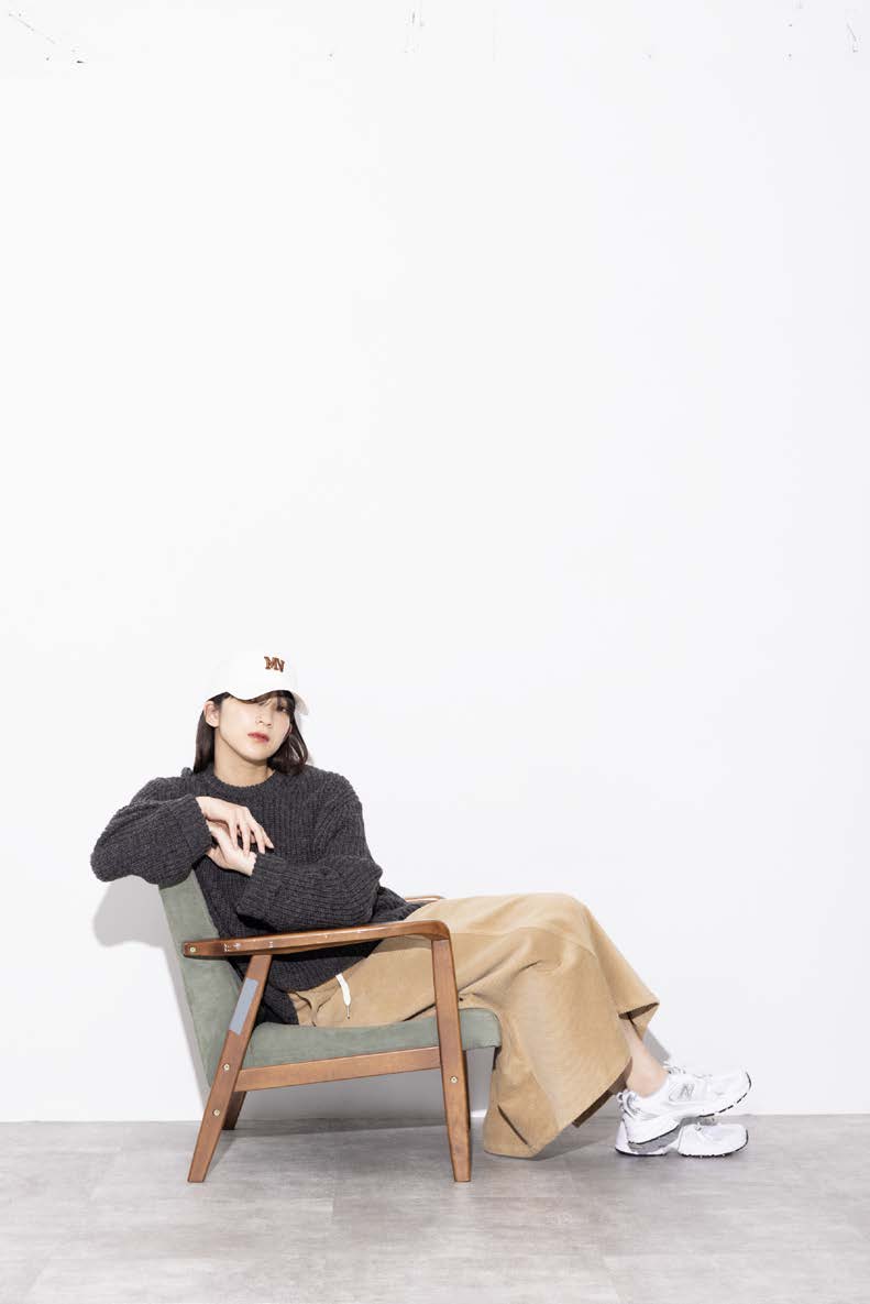 【MARGAUX VINTAGE】片畦ニットプルオーバー/MG KN-25133-A