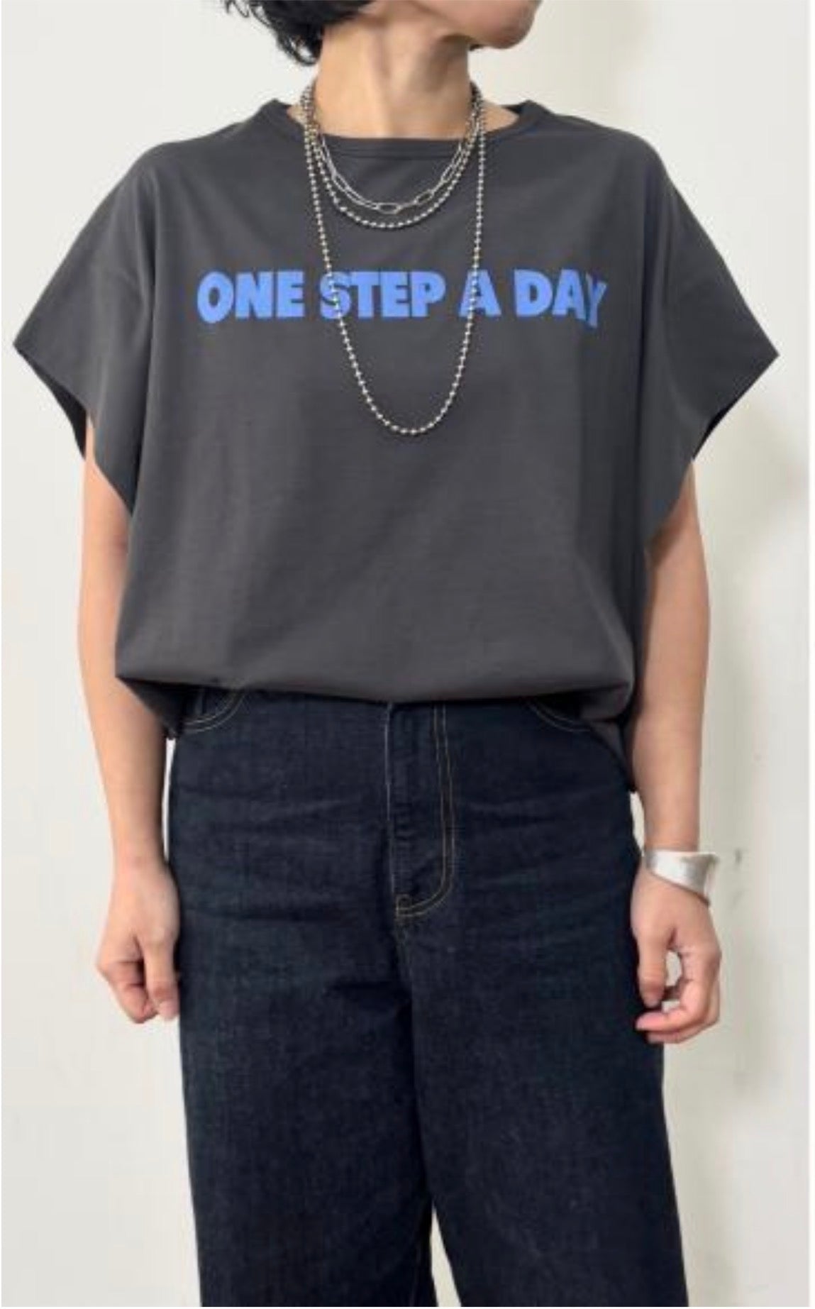 【siro de labonte】ONE STEP A DAYタックスリーブT/R623213